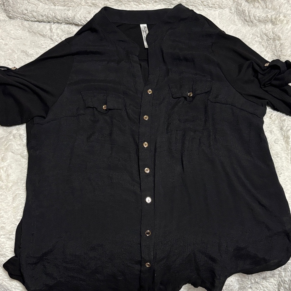 Perseption Black Blouse